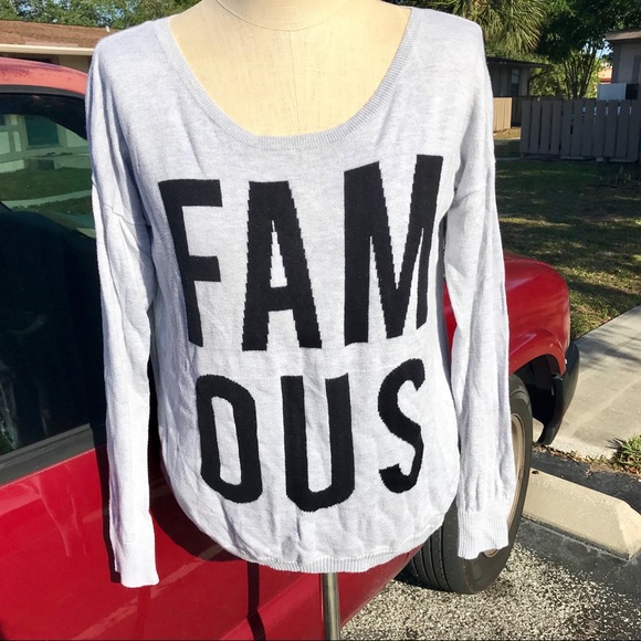 Express Tops - Express “Famous” Knit Long Sleeve shirt Sweater